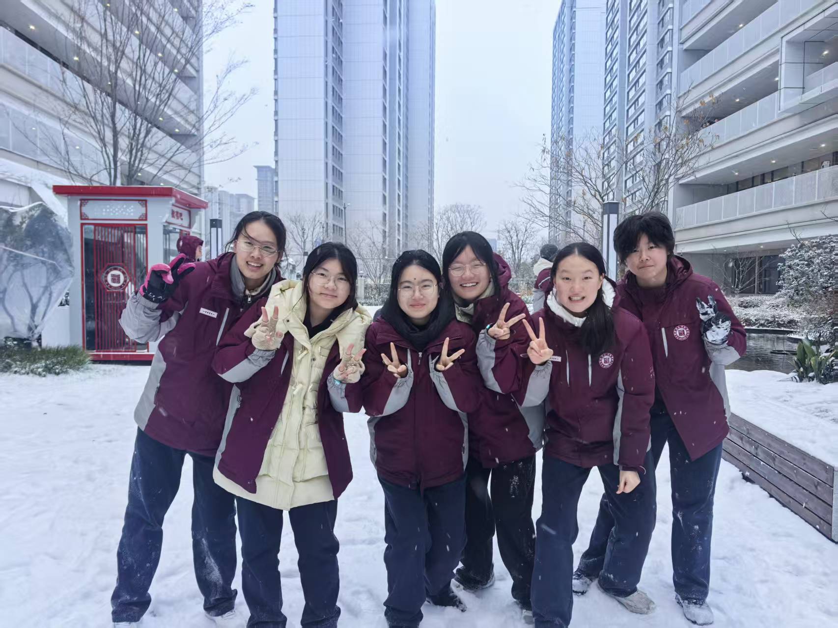 南京市中华中学：共赏校园雪景，邂逅冬日浪漫