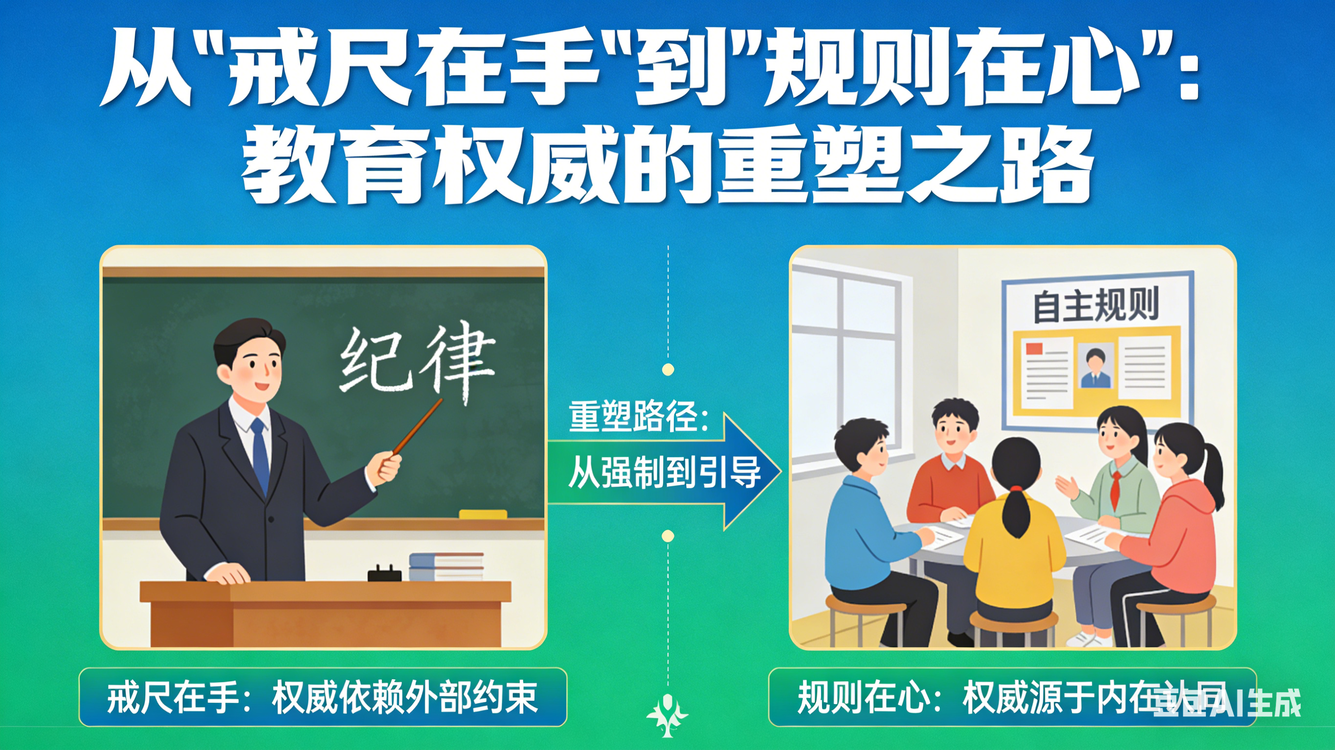 从"戒尺在手"到"规则在心":教育权威的重塑之路