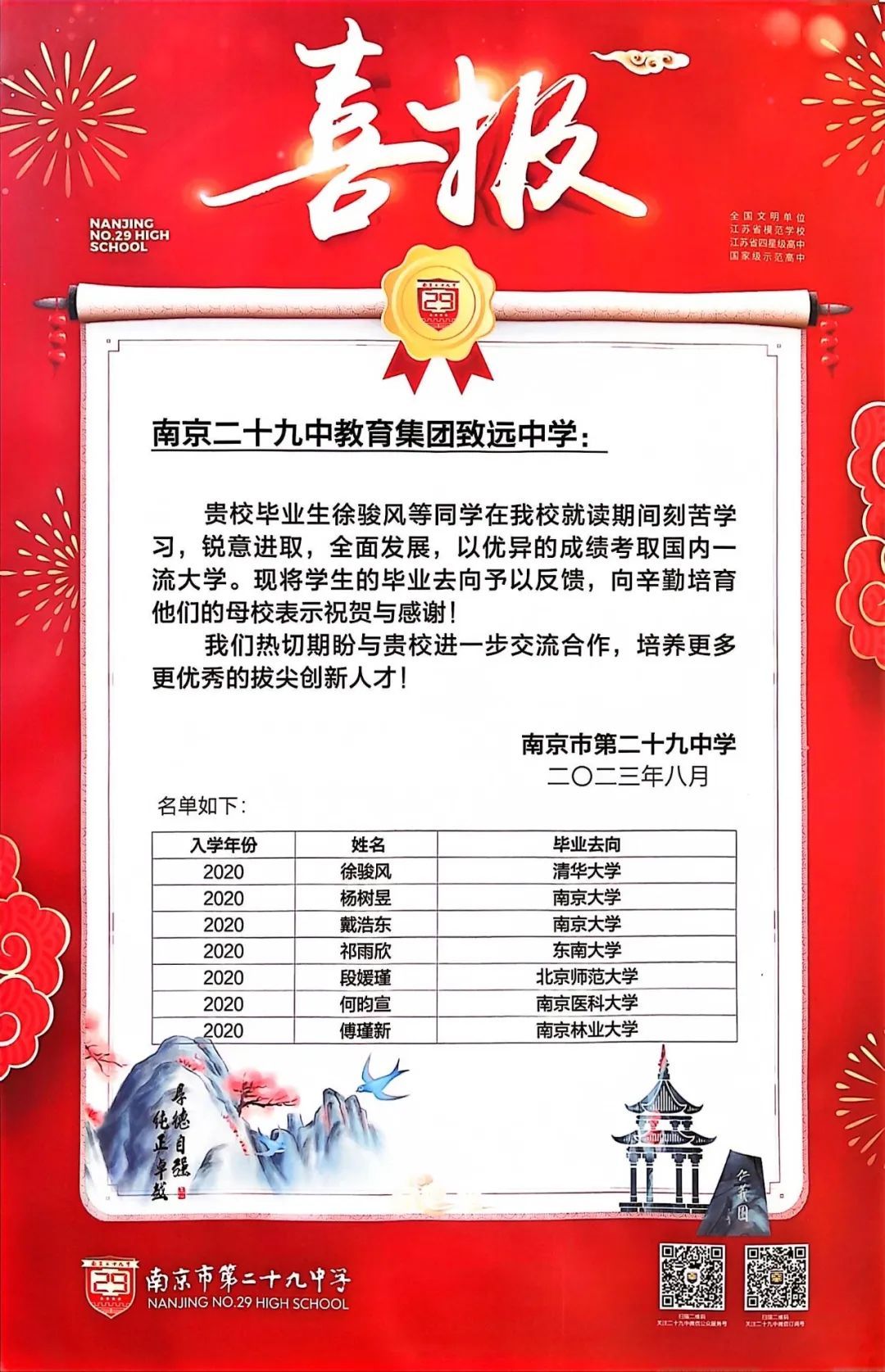 【二十九致远】给雏凤插上腾飞的翅膀