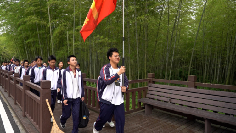 南京市高淳区漆桥中学举行一模表彰暨登顶誓师大会