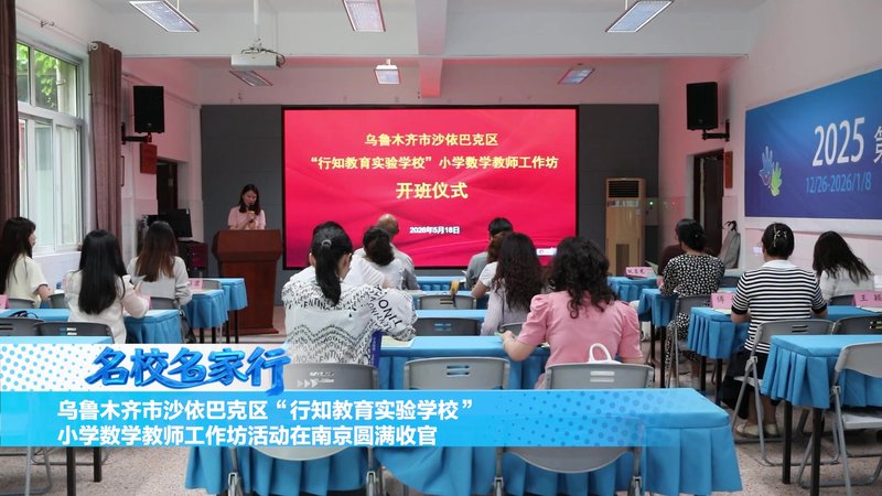 乌鲁木齐市沙依巴克区行知教育实验学校小学数学教师工作坊活动